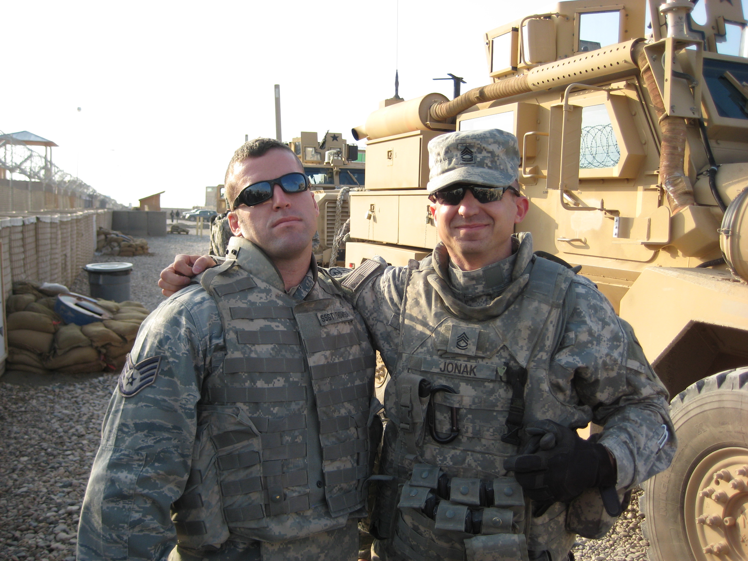John in military service